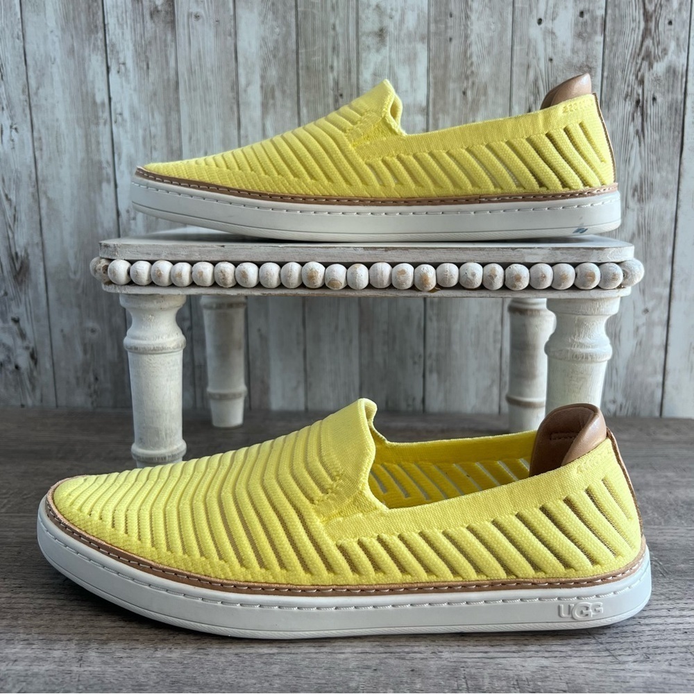 UGG Sammy Breeze Slip-On Sneakers Women’s Yellow NWOB 6.5